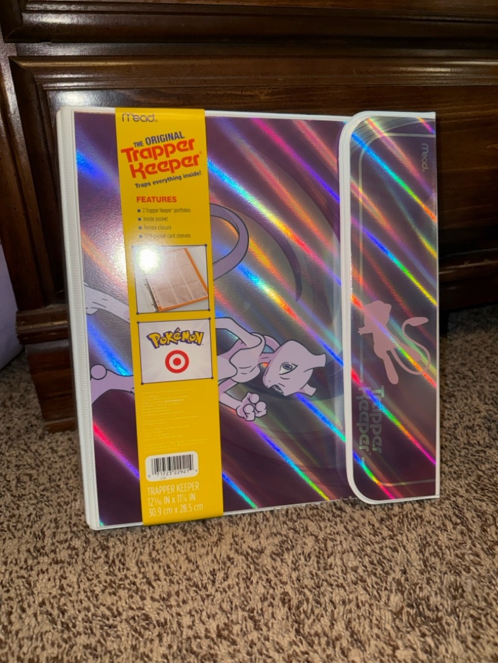 Pokémon x Target Mewtwo Trapper Keeper Binder Holographic - Target Exclusive